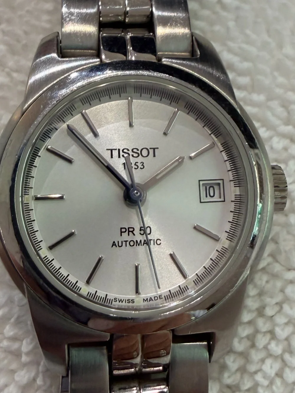 Tissot PR 50 Automatic Stainless Steel Watch - Silver